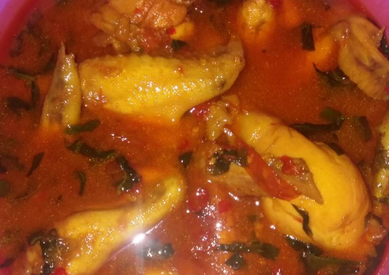 Ayam rica2 kemanggi kuah kental