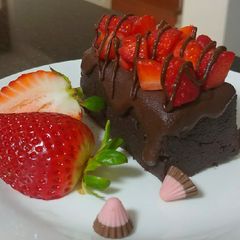 A picture of Fudgy Mascarpone Brownie.