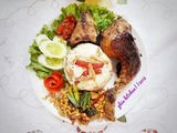 Menu komplit nasi liwet magic com