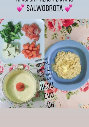 Foto resep Mpasi 8m+ menu 4 bintang (salwobrota)