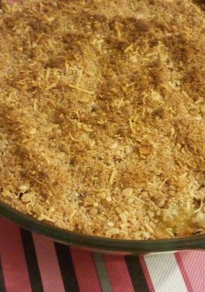 Una foto de Crumble de verduras