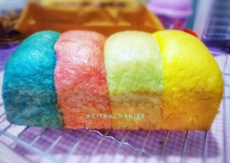 Resep Roti Sobek Warna🌈 yang Lezat Sekali