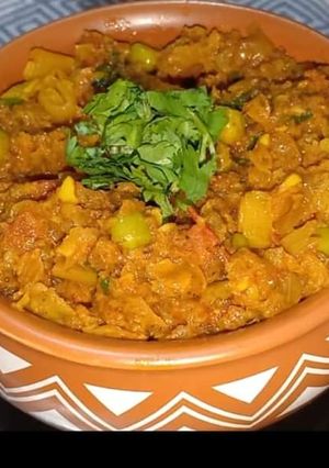 A picture of Lauki ka bharta.