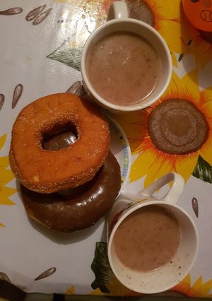 Una foto de Atole de masa