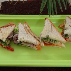 A picture of Rainbow sandwich.