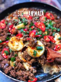 Gambar Sichuan Mala Egg Tofu Sizzling