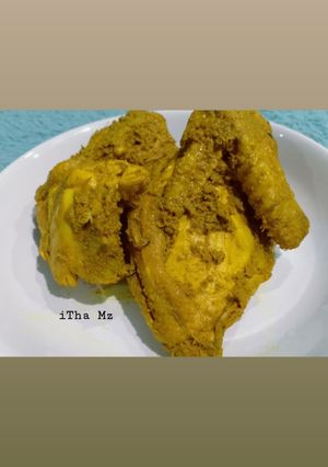 Foto resep Ayam ungkep bumbu kuning