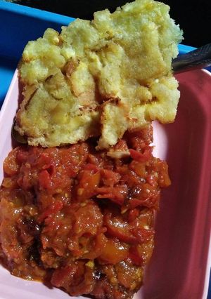 Foto resep Pisang peppe / pisang tumbuk / pisang muda