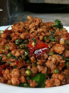 รูปของ ผัดเผ็ดหมูสับพริกไทยอ่อน