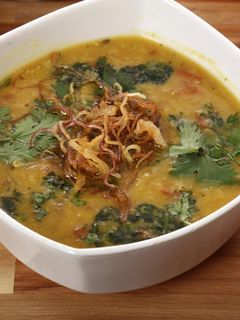 A picture of Dal tadkewali (yellow dal).