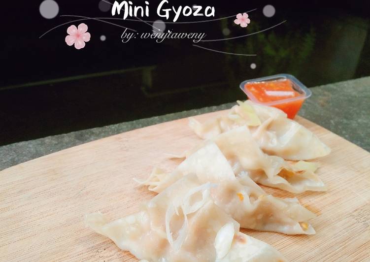 Cara Gampang Menyiapkan Mini Gyoza (MPASI 16bulan), Bisa Manjain Lidah
