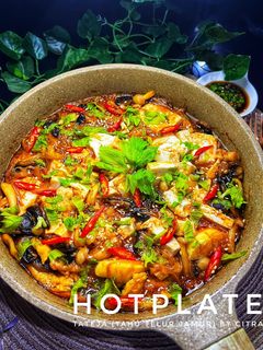 Foto resep Hotplate TaTeJa (Tahu Telur Jamur) Simple