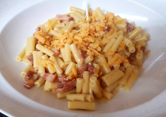 Recipe of Any-night-of-the-week My Bacon Lardens &amp; Macaroni Cheese