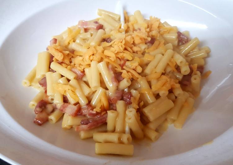 Step-by-Step Guide to Make Speedy My Bacon Lardens &amp; Macaroni Cheese
