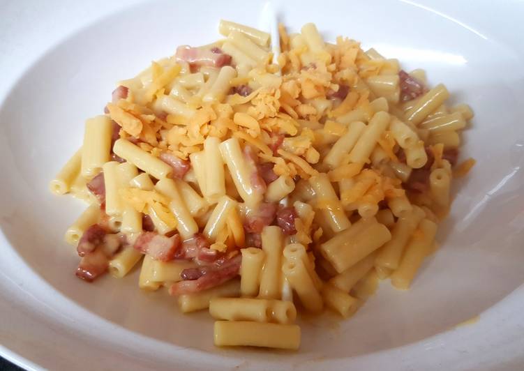 Recipe of Perfect My Bacon Lardens & Macaroni Cheese