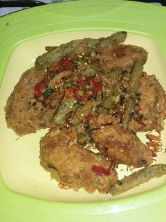 Foto resep Ayam + buncis cabe garam endolita