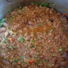A picture of Chilli Beans and Minced Meat.