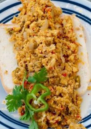 A picture of Egg bhurji.
