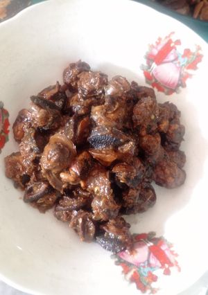 Foto resep Oseng bekicot pedas sensasi