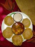 Puri Sabzi and Sevai