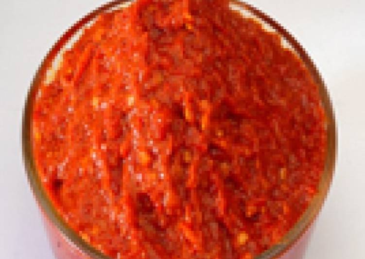 How to Vegan Perfect Red chilly pickle