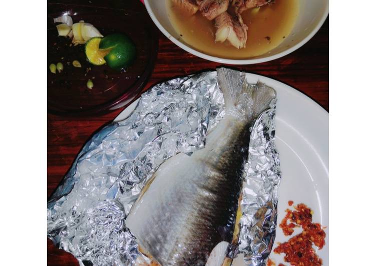 Recipe of Homemade Low Carb Steamed Bangus with Sardines in Natural oil by Aicee