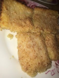 صورة لوصفة بسبوسة الجوز الهند