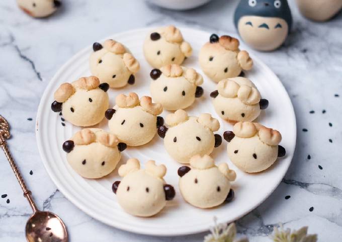 Bagaimana Membuat Fatty Sheep Cookies (Cookies Unik Bentuk Domba) yang Enak Banget