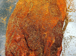 A picture of 12hrs slow cook BBQ Beef Brisket.