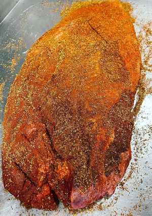 A picture of 12hrs slow cook BBQ Beef Brisket.