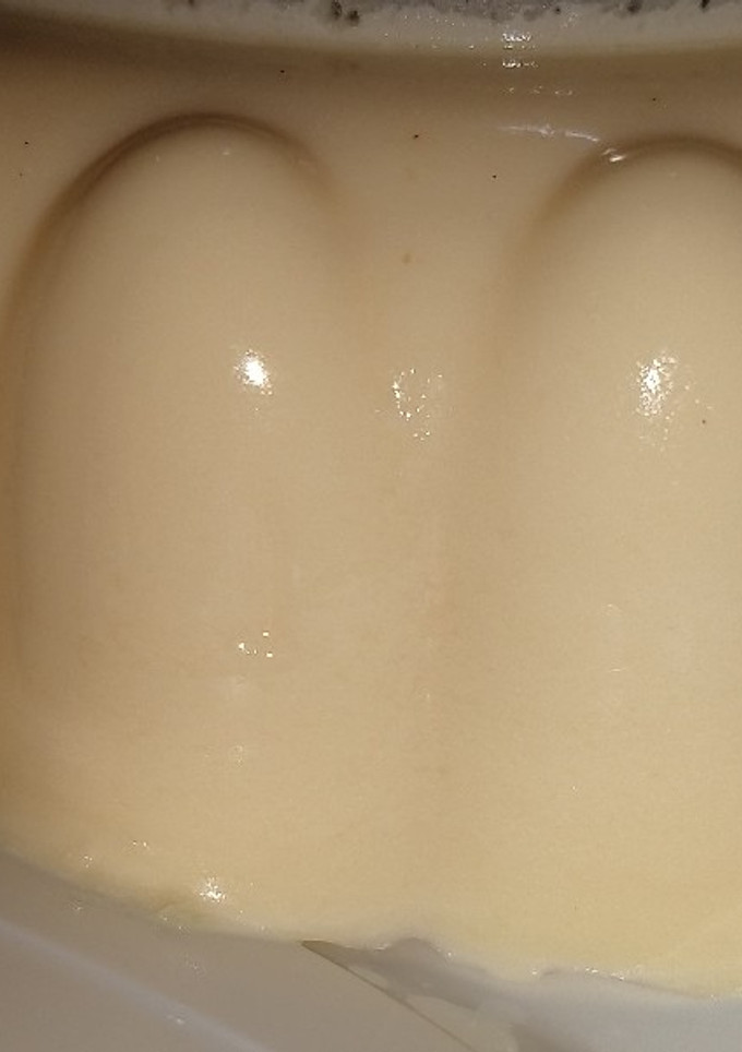 Una foto de Gelatina cremosa de piña