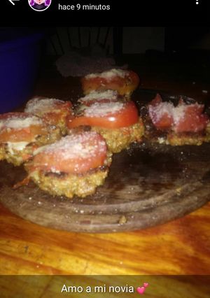 Una foto de Hamburguesas de tostadas de arroz (sin TACC)