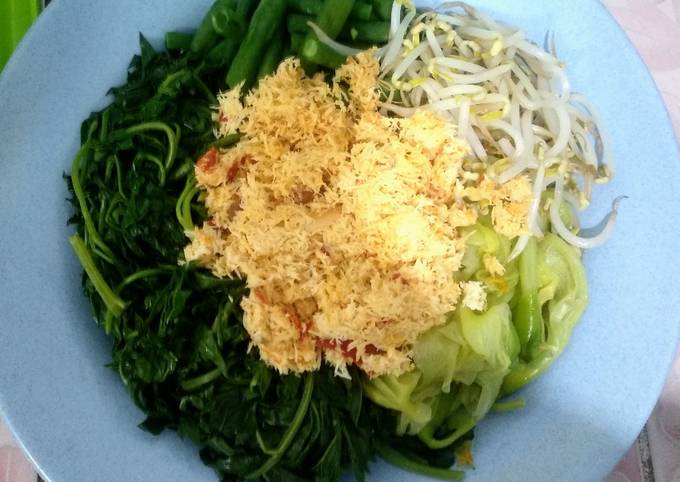 Resep: Urap sayuran sehat Sederhana Dan Enak