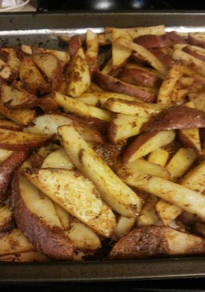 Una foto de Papas al horno a mi estilo