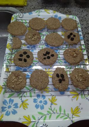 Una foto de Galletas de avena y banana