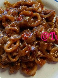 Foto resep Cumi saus padang