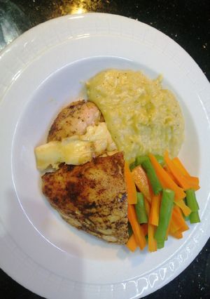 Foto resep Chicken Steak with Mashed Potato