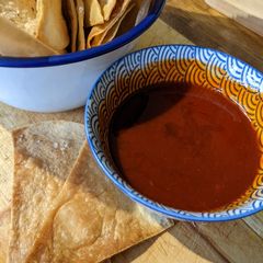Gochujang tomato Honey dip A picture of Gochujang tomato Honey dip.