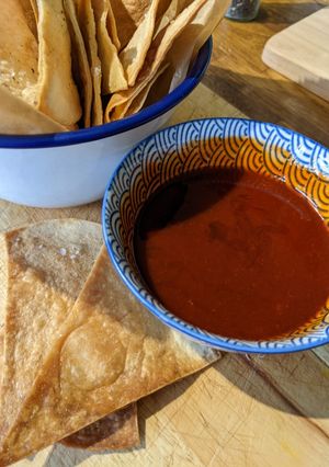 A picture of Gochujang tomato Honey dip.