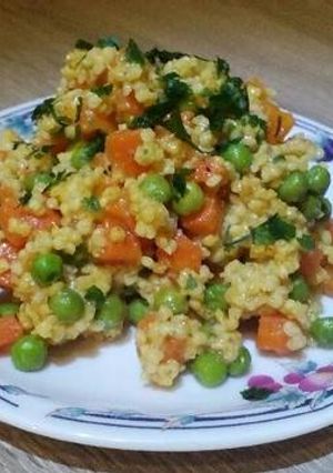 O poză a rețetei Mei cu legume - un alt fel de rizi bizi.