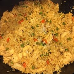 A picture of Chicken Fried Rice.