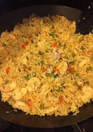 A picture of Chicken Fried Rice.