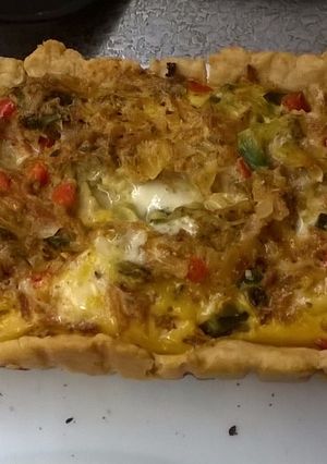 Una foto de Budín de atún y zapallito verde
