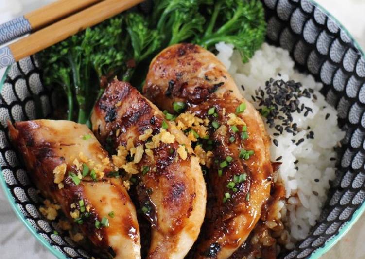 Recipe of Homemade Chicken teriyaki #familyfriendly