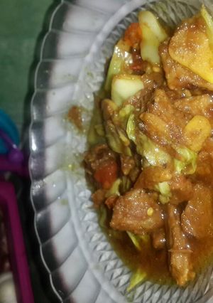 Foto resep Tongseng sapi tanpa santan