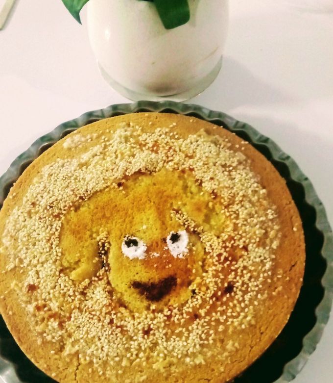عکسی از دستور کیک کشمشی بدون تخم مرغ و شیر