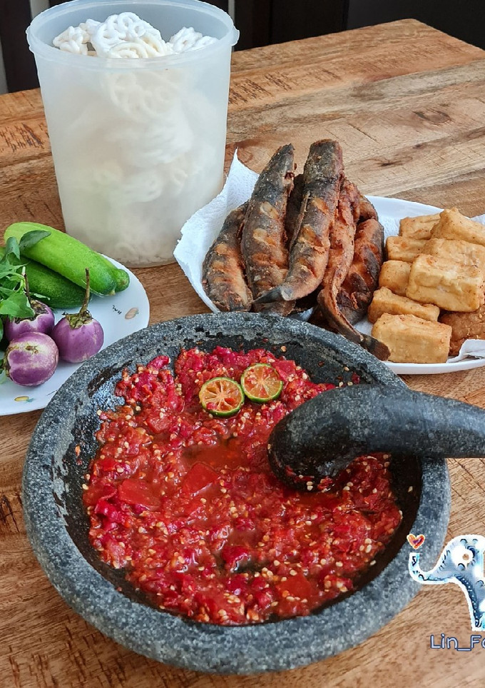 Foto resep Sambal Terasi Tomat Mentah