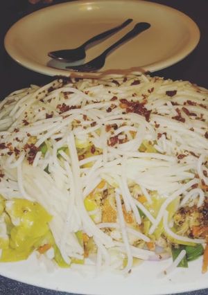 A picture of Singaporean Rice.
