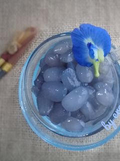 Foto resep Manisan Kolang Kaling Bunga Telang