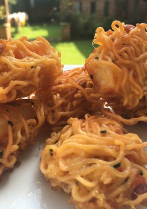 Foto resep Kreasi Mie : Crabstick Gulung Mie